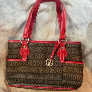 Giani Bernini Red Leather Hobo Bag